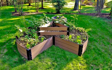 raised bed keyhole garden